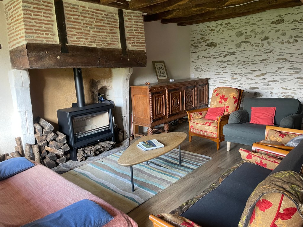 Salon du gîte Le bois aux moines